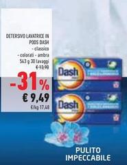 Dash - Detersivo Lavatrice In Pods
