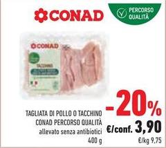 Conad - Tagliata Di Pollo O Tacchino Percorso Qualità