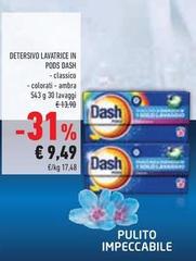 Dash - Detersivo Lavatrice In Pods