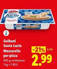 Galbani - Santa Lucia Mozzarella Per Pizza