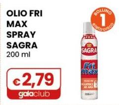 Sagra - Olio Fri Max Spray 200 Ml