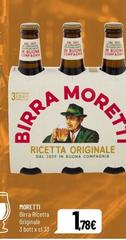 Moretti - Birra Ricetta Originale