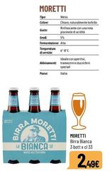 Moretti - Birra Bianca