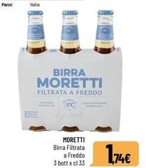 Moretti - Birra Filtrata A Freddo