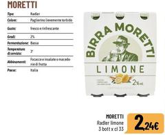Moretti - Radier Limone