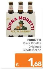 Moretti - Birra Ricetta Originale