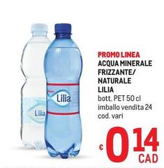Lilia - Linea Acqua Minerale Frizzante/ Naturale