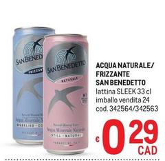 San Benedetto - Acqua Naturale/Frizzante