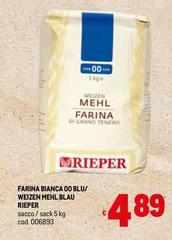 Rieper - Farina Bianca 00 Blu/Weizen Mehl Blau