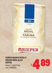 Rieper - Farina Bianca 00 Blu/Weizen Mehl Blau