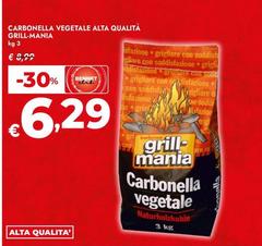 Grill-mania - Carbonella Vegetale Alta Qualità