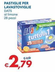 Dat5 - Pastiglie Per Lavastoviglie