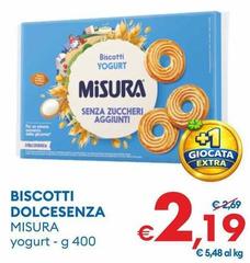 Misura - Biscotti Dolcesenza