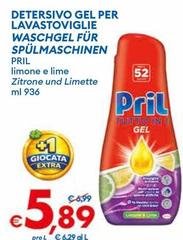 Pril - Detersivo Gel Per Lavastoviglie