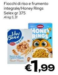 Selex - Fiocchi Di Riso E Frumento Integrale/Honey Rings
