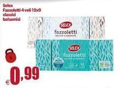 Selex - Fazzoletti 4 Veli 10x9 Classici Balsamico