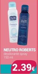 Neutro Roberts - Deodorante Spray