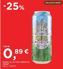 Forst - Birra In Lattina Premium