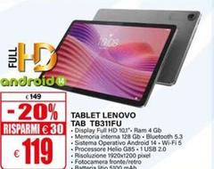 Lenovo - Tablet TAB TB311FU  