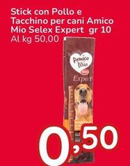 Selex - Stick Con Pollo E Tacchino Per Cani Amico Mio Expert