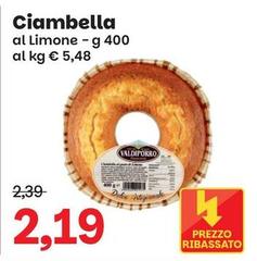 Valledoro - Ciambella