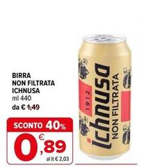 Ichnusa - Birra Non Filtrata