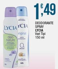 Lycia - Deodorante Spray