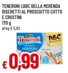 Tenerina - L'Abc Della Merenda Dischetti Al Prosciutto Cotto E Crostini