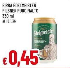 Pilsner - Birra Edelmeister Puro Malto