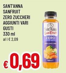 Sant'anna - Sanfruit Zero Zuccheri Aggiunti