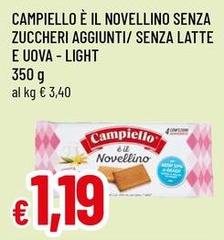 Campiello - Il Novellino Senza Zuccheri Aggiunti/ Senza Latte E Uova-Light