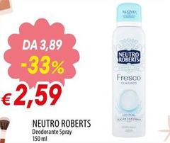 Neutro Roberts - Deodorante Spray