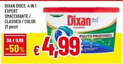 Dixan - Discs 4 In 1 Expert Smacchiante/Classico/Color