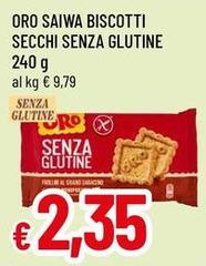 Oro saiwa - Biscotti Secchi Senza Glutine