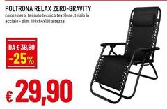 Poltrona Relax Zero-Gravity
