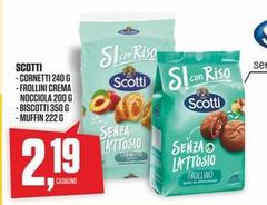 Scotti - Cornetti/Frollini Crema Nocciola/Biscotti/Muffin