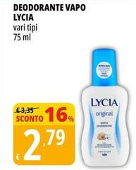 Lycia - Deodorante Vapo