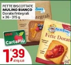 Mulino Bianco - Fette Biscottate Dorate