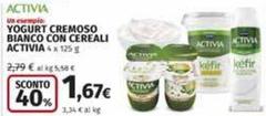 Activia - Yogurt Cremoso Bianco Con Cereali