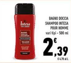 Intesa - Bagno Doccia Shampoo Pour Homme