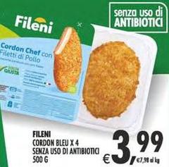 Fileni - Cordon Bleu X 4 Senza Uso Di Antibiotici