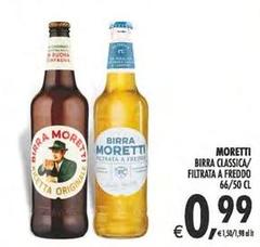 Moretti - Birra Classica/ Filtrata A Freddo