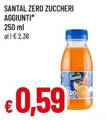 Santal - Zero Zuccheri Aggiunti