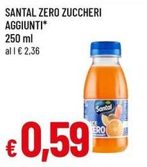 Santal - Zero Zuccheri Aggiunti