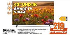Hisense - Smart Tv Led 43