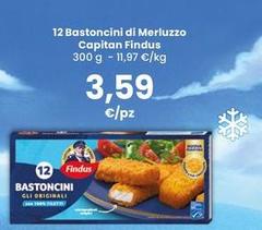 Findus - 12 Bastoncini Di Merluzzo