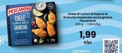 Pescanova - Chele Di Surimi Di Sapore Di Granchio Impanate Senza Glutine