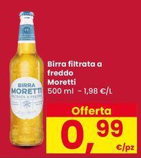 Moretti - Birra Filtrata A Freddo