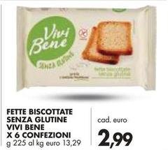 Vivi Bene - Fette Biscottate Senza Glutine
