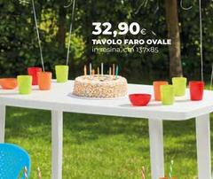Tavolo Faro Ovale